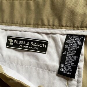Pebble Beach Performance Tan Trousers for Men